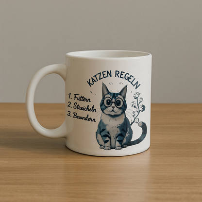 Tasse - Katzenregeln