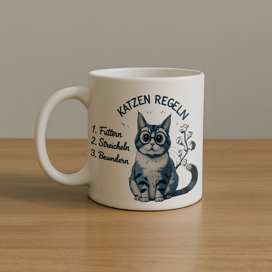 Tasse - Katzenregeln