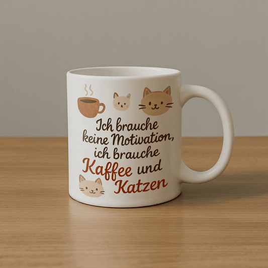 Tasse - Ich brauche keine Motivation