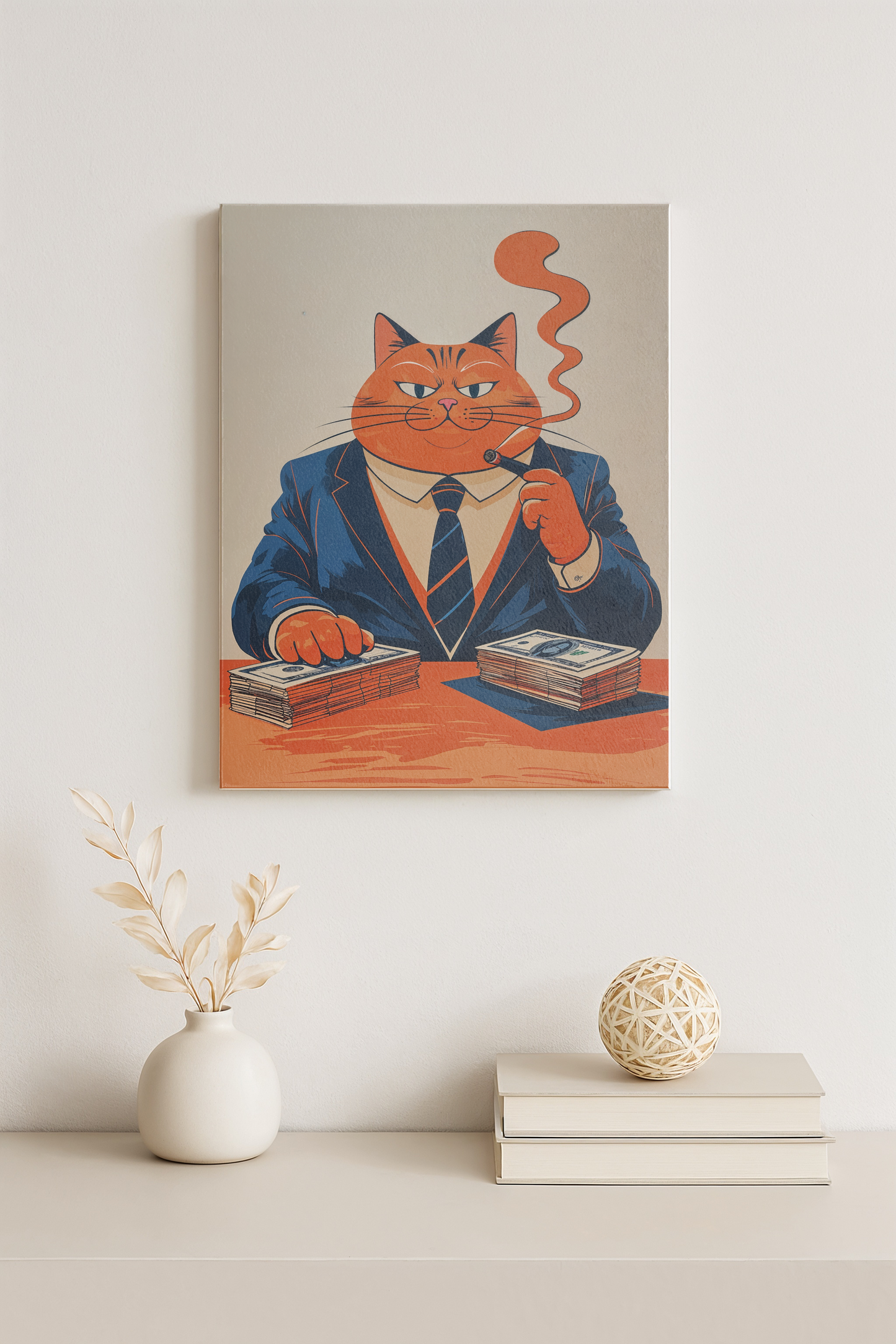 Tycoon Cat - Canvas 3:4