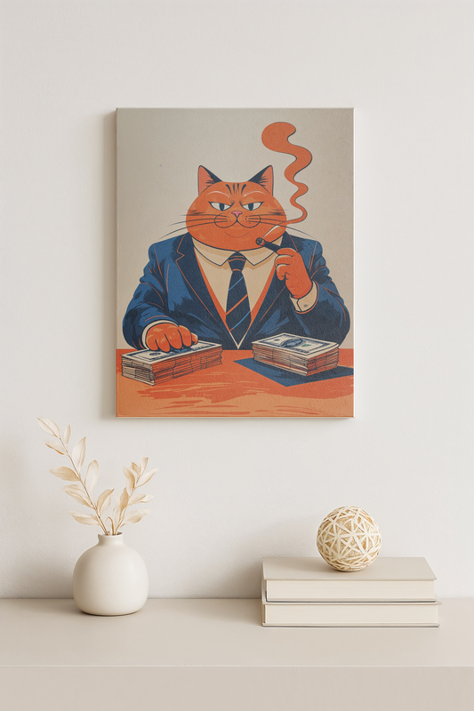 Tycoon Cat - Canvas 3:4