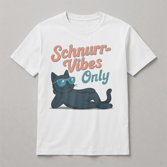 Schnurrvibes Only - Premium T-Shirt